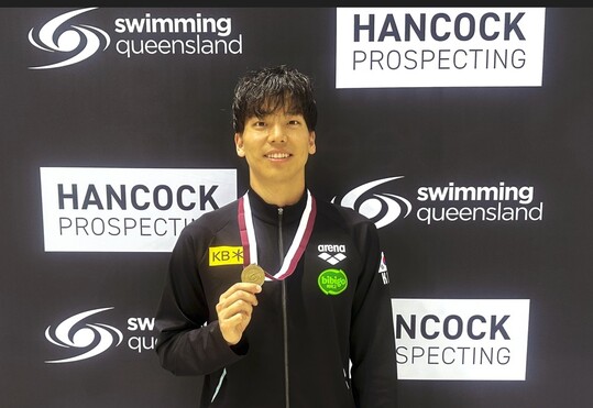 이주호, 배영 200m 한국 신기록 경신