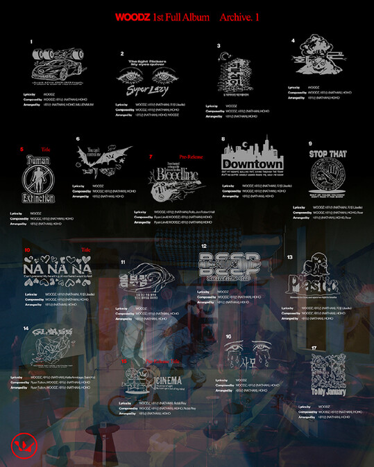우즈, 첫 정규 앨범 트랙리스트 공개…더블 타이틀곡 예고