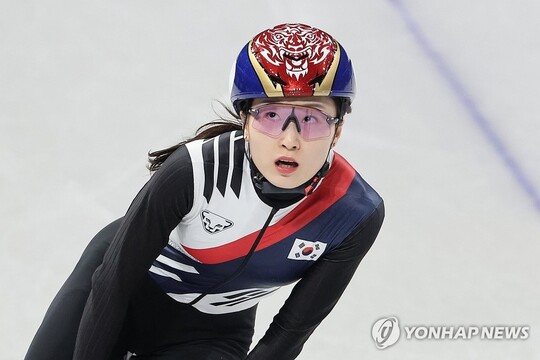 최민정, 올림픽 500m 탈락에 눈물