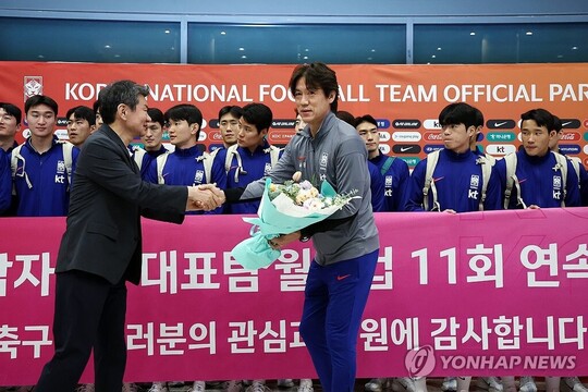 정몽규 회장, 월드컵 성적에 따른 추가 포상금 기부 결정